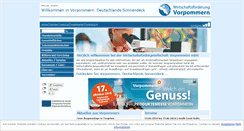 Desktop Screenshot of invest-in-vorpommern.de