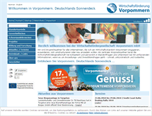 Tablet Screenshot of invest-in-vorpommern.de